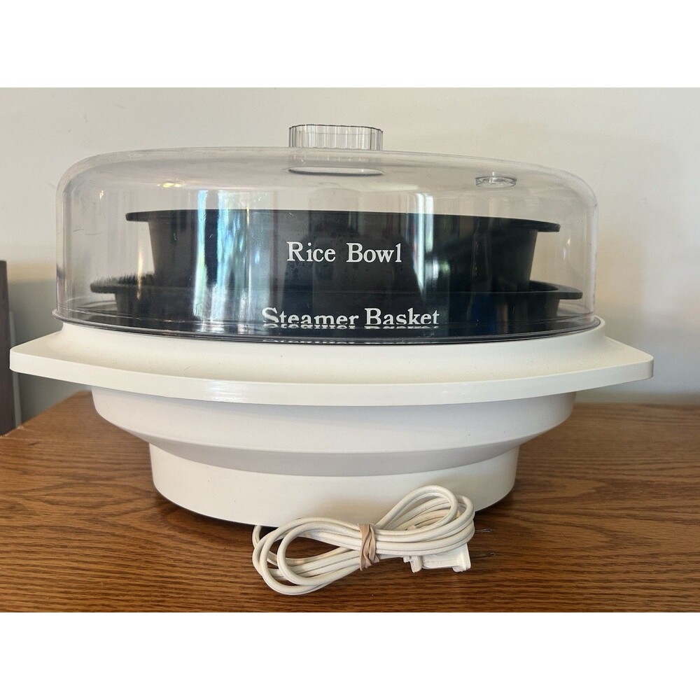 Vintage Rival Automatic Vegetable Food Fish Steamer and Rice Cooker MODEL 4450